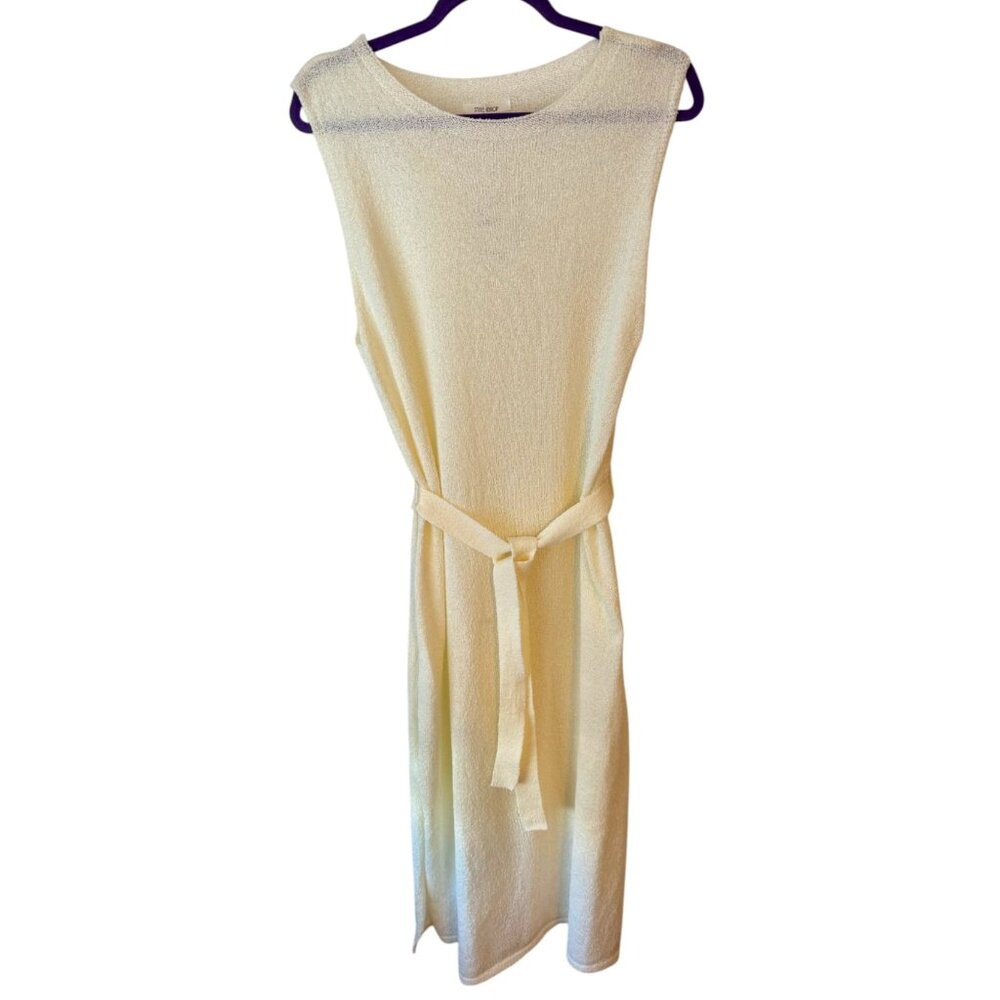 Stitchdrop Sleeveless Knit Belted Midi Dress (NWT)